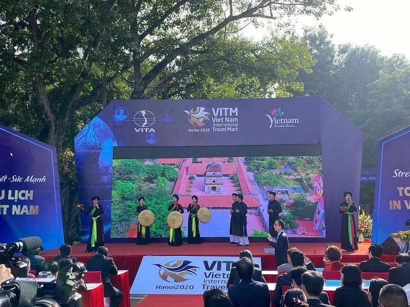  Hội chợ Du lịch quốc tế Việt Nam - Hà Nội (VITM) năm 2021 sẽ được lùi sang tháng 6  - Ảnh 1.