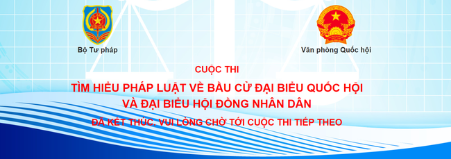 Trao 36 giải thưởng cho cuộc thi trực tuyến Tìm hiểu pháp luật về bầu cử ĐBQH và Đại biểu HĐND   - Ảnh 1.