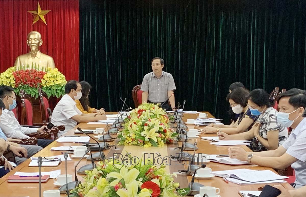 Hòa Bình: Thống nhất nội dung Đề án phát triển du lịch tỉnh&nbsp;giai đoạn 2021 - 2025, tầm nhìn đến năm 2030 - Ảnh 1.