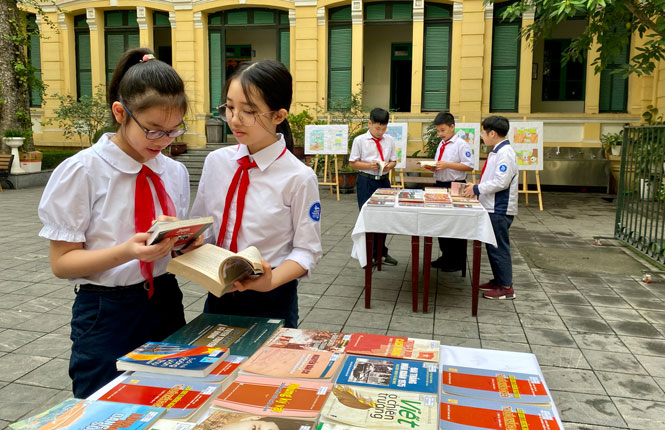Khơi dậy sáng tạo từ sân chơi về đọc sách - Ảnh 1.