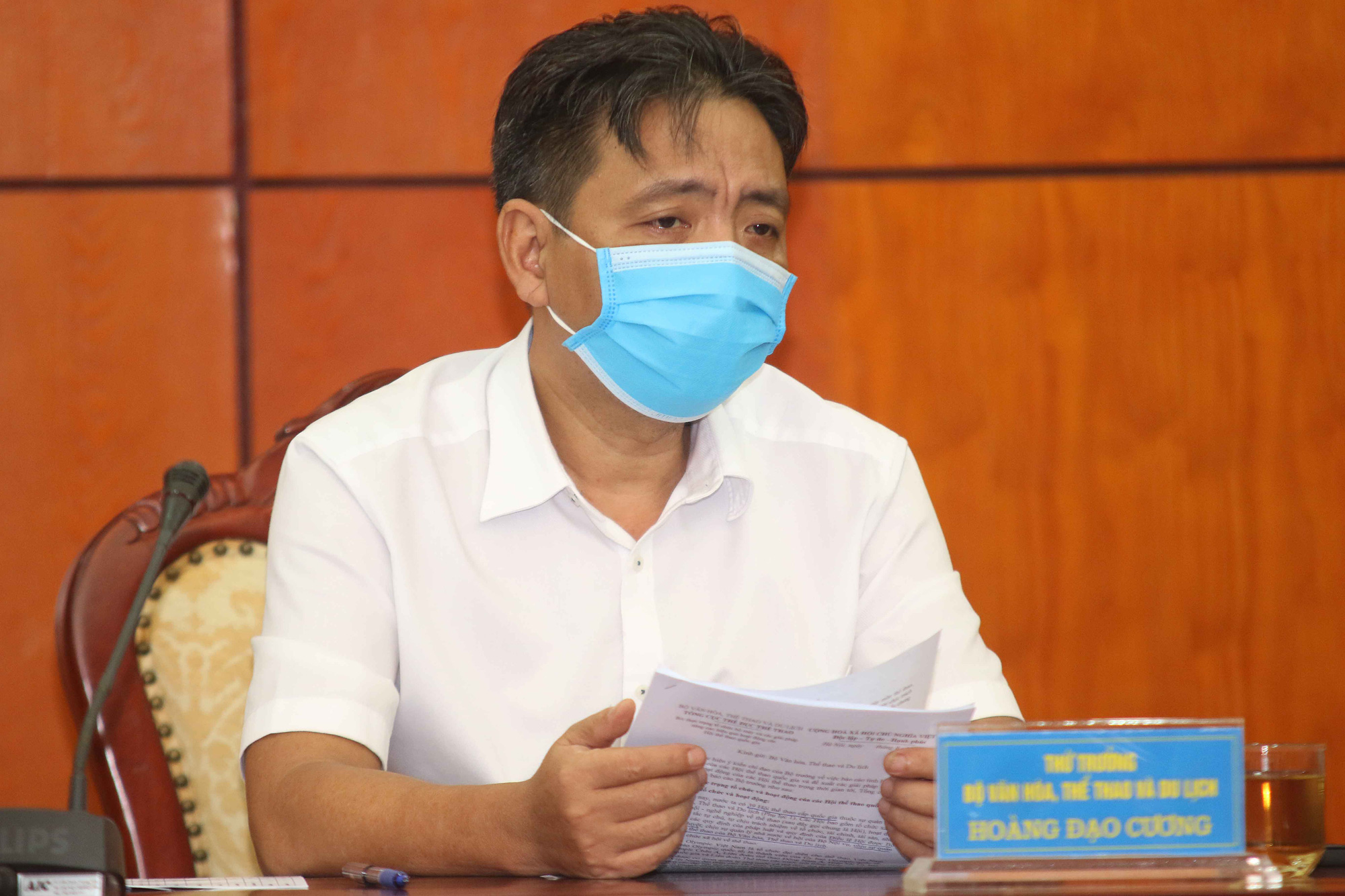 Thứ trưởng Hoàng Đạo Cương: "Cần tăng cường công tác xã hội hóa của các Hội thể thao quốc gia" - Ảnh 1.