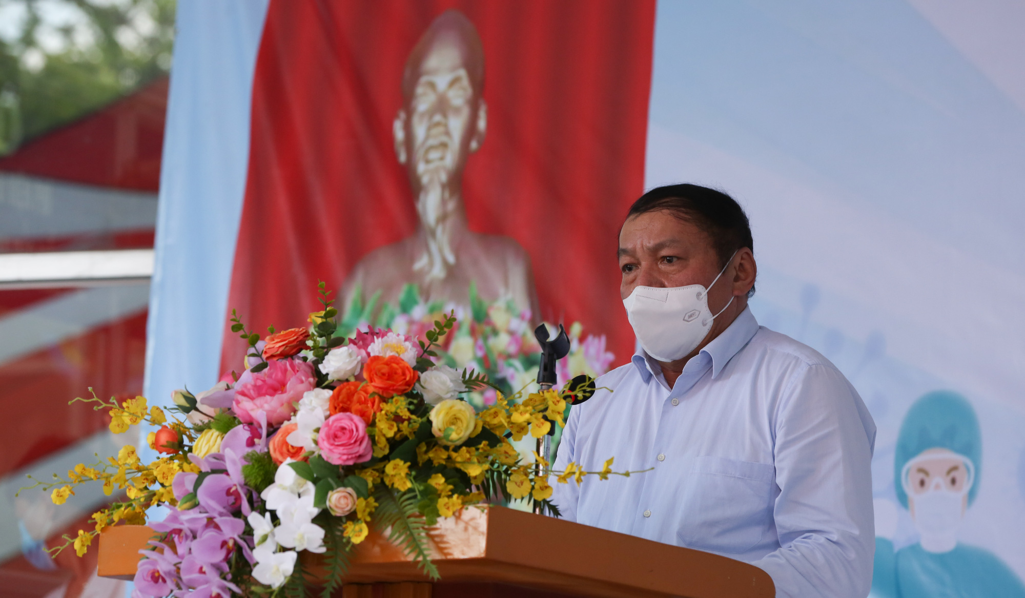 Bệnh viên Thể thao Việt Nam xuất quân tăng cường lực lượng vào miền Nam chống dịch - Ảnh 4.