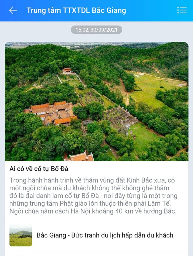 Bắc Giang: Tăng cường quảng bá du lịch trực tuyến - Ảnh 2.