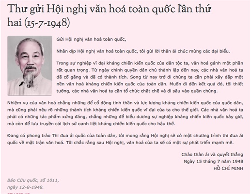 Truyền thống văn hóa dân tộc, quan điểm của Đảng và Chủ tịch Hồ Chí Minh về văn hóa - Ảnh 1.