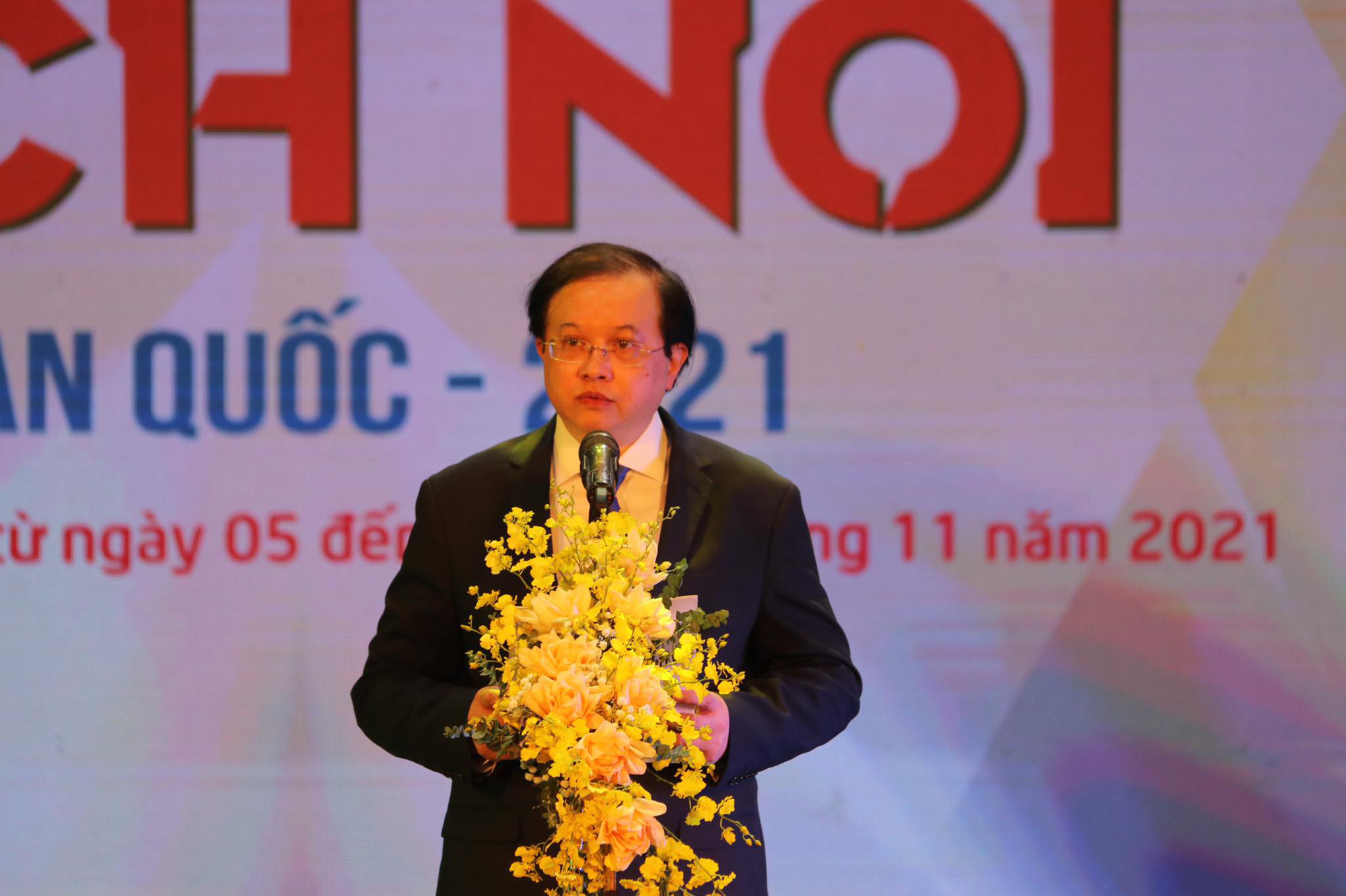 Trao 6 Huy chương Vàng cho các vở diễn tại Liên hoan Kịch nói toàn quốc 2021 - Ảnh 1.