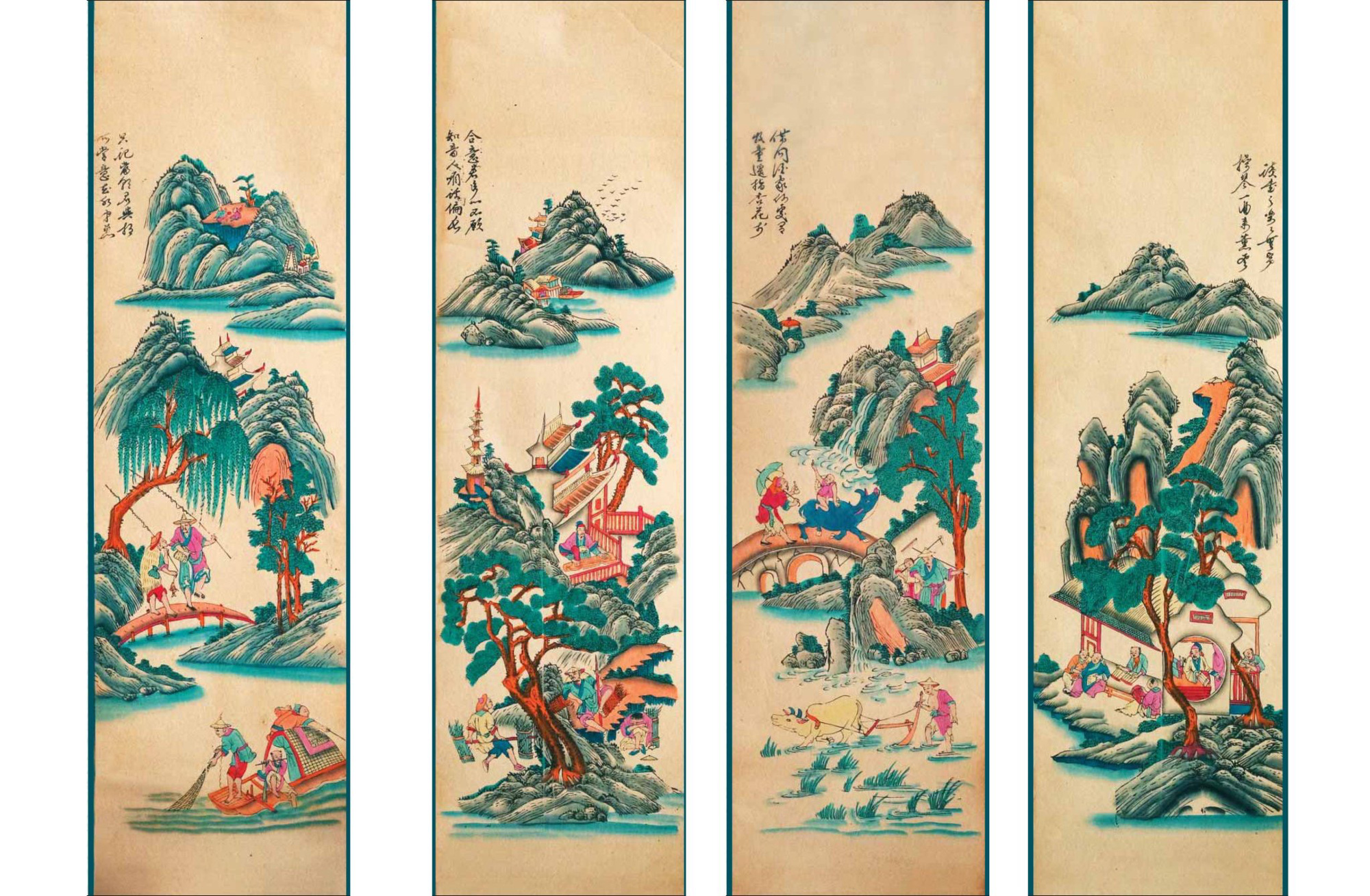 Triển lãm: "Sắc xuân qua sưu tập tranh Tứ bình của Bảo tàng Mỹ thuật Việt Nam" - Ảnh 4.