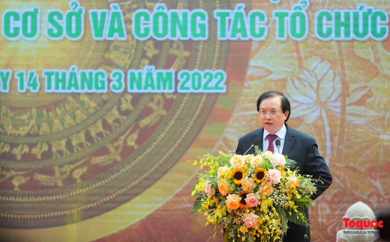 Toàn cảnh Lễ phát động triển khai chủ đề công tác năm 2022 của ngành Văn hóa, Thể thao và Du lịch  - Ảnh 4.