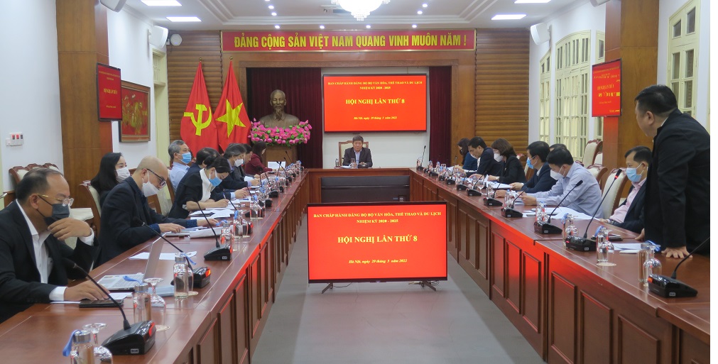 Hội nghị Ban chấp hành Đảng bộ Bộ VHTTDL lần thứ 8 - Ảnh 2.