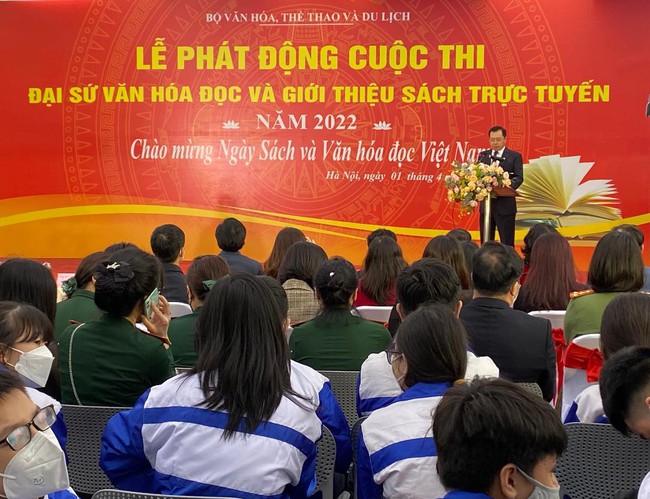 Phát động Cuộc thi Đại sứ Văn hóa đọc và Giới thiệu sách trực tuyến năm 2022 - Ảnh 1.