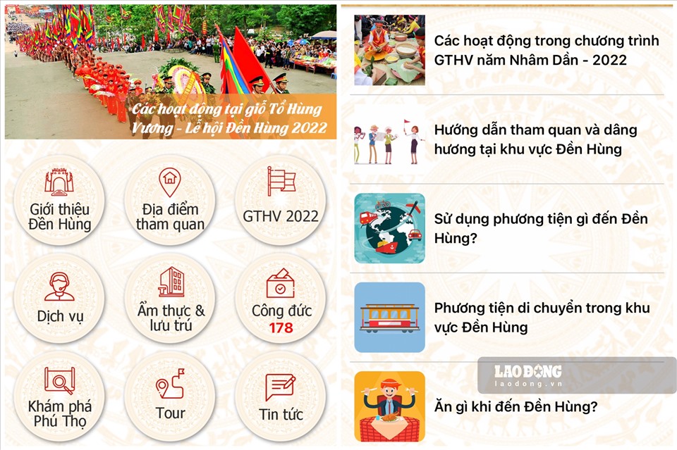 Ra mắt ứng dụng du lịch thông minh Đền Hùng - Ảnh 1.