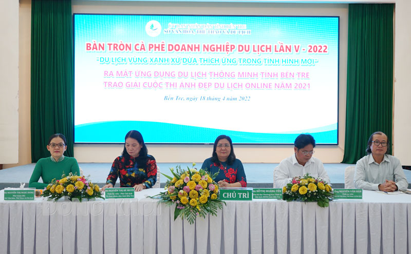 Bến Tre: Bàn tròn cà phê doanh nghiệp du lịch lần V năm 2022 - Ảnh 1.
