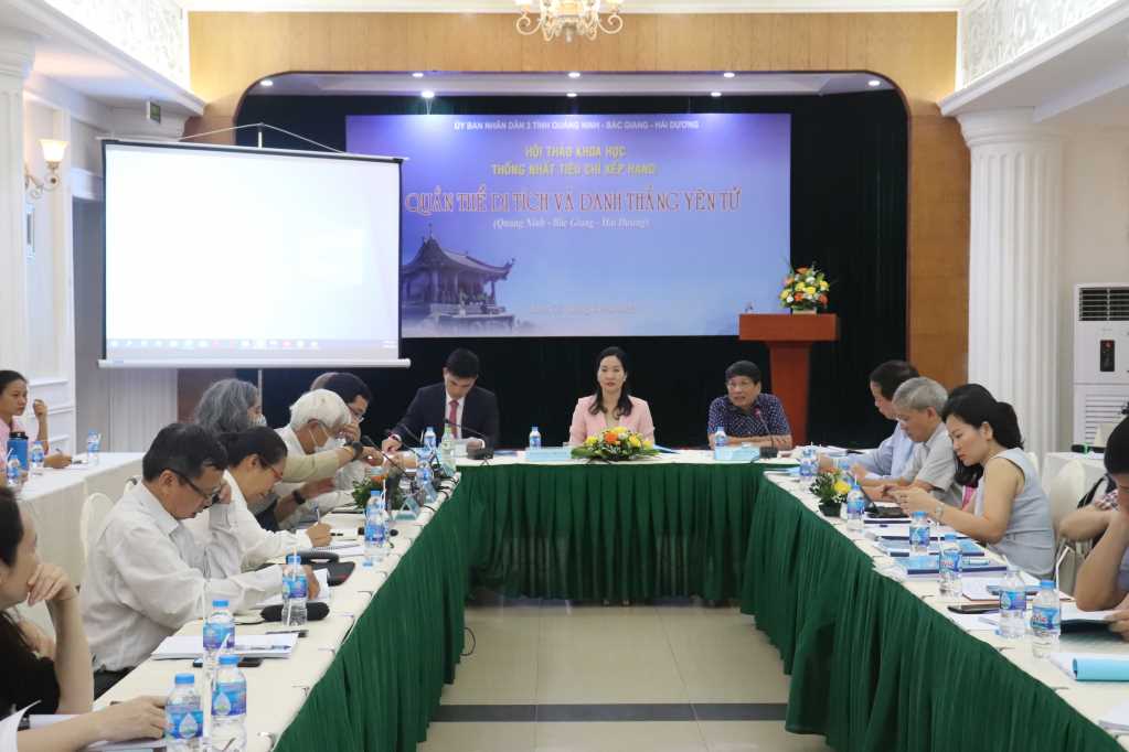 Hội thảo thống nhất tiêu chí xếp hạng quần thể di tích, danh thắng Yên Tử - Ảnh 1.