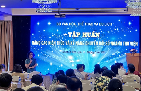 Nâng cao kiến thức và kỹ năng chuyển đổi số ngành thư viện - Ảnh 1.