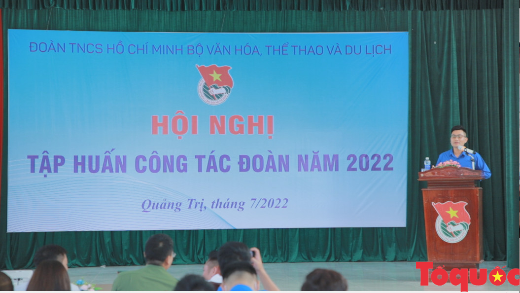 Gần 100 đoàn viên Bộ VHTTDL tham dự Hội nghị Tập huấn công tác Đoàn và phong trào Thanh niên năm 2022 - Ảnh 1.