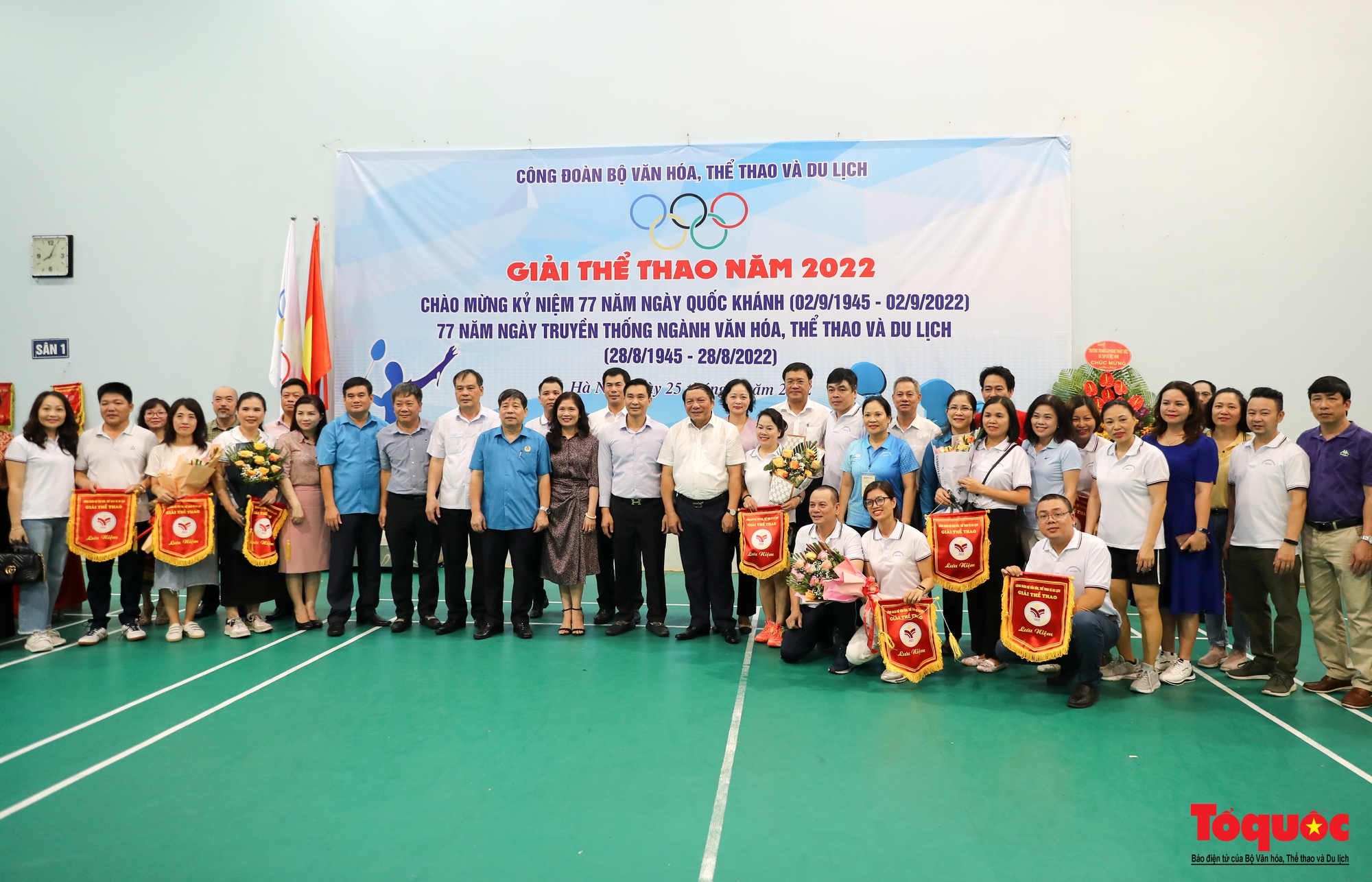 Chùm ảnh: Khai mạc giải thể thao Công đoàn Bộ Văn hóa, Thể thao và Du lịch - Ảnh 13.