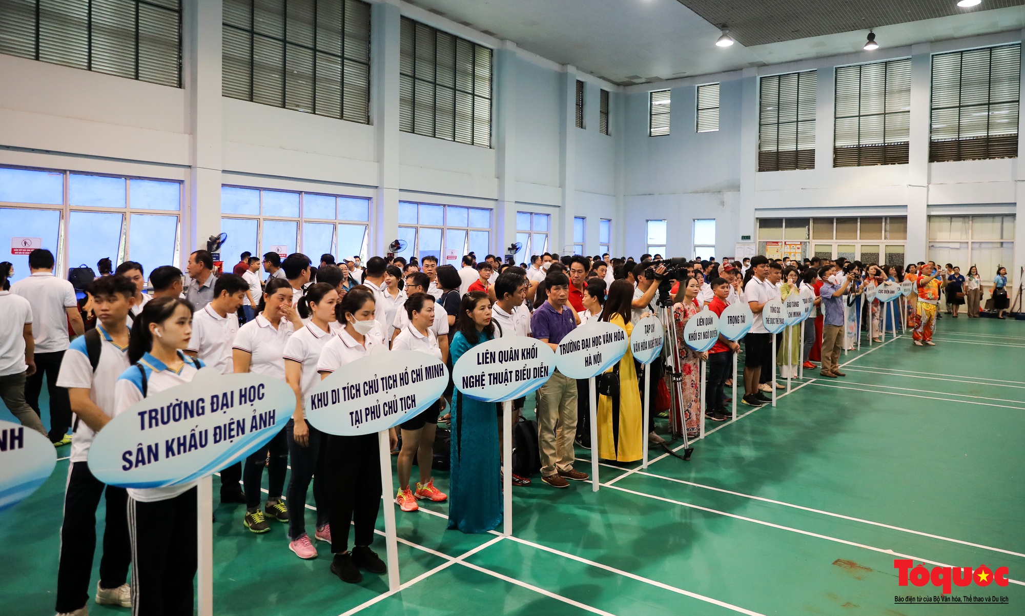 Chùm ảnh: Khai mạc giải thể thao Công đoàn Bộ Văn hóa, Thể thao và Du lịch - Ảnh 4.