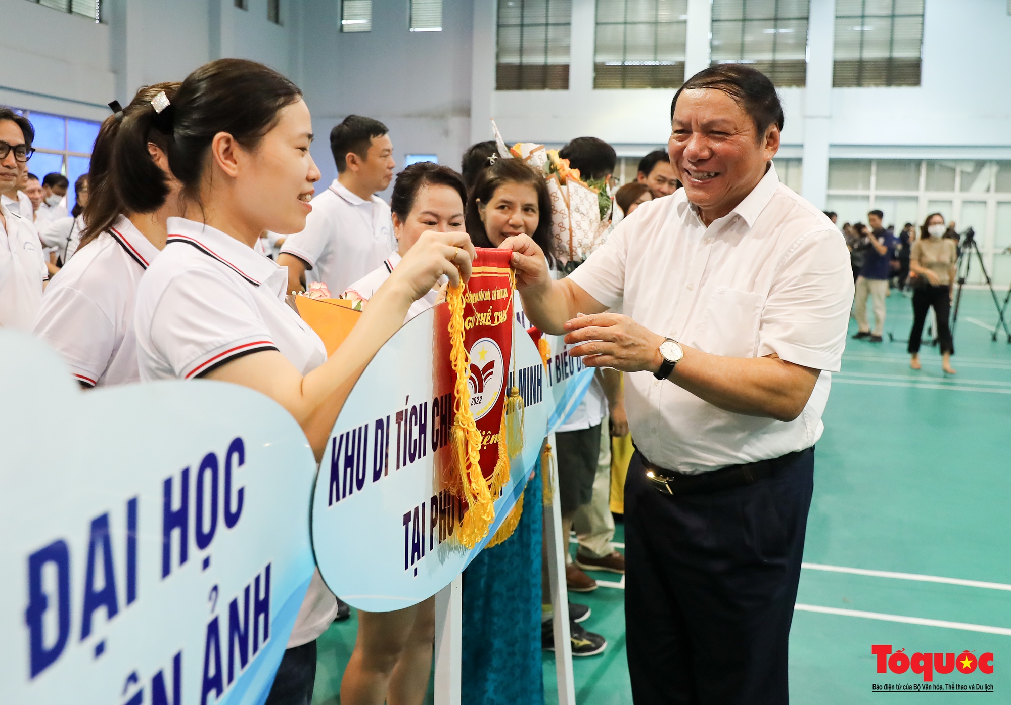 Chùm ảnh: Khai mạc giải thể thao Công đoàn Bộ Văn hóa, Thể thao và Du lịch - Ảnh 6.