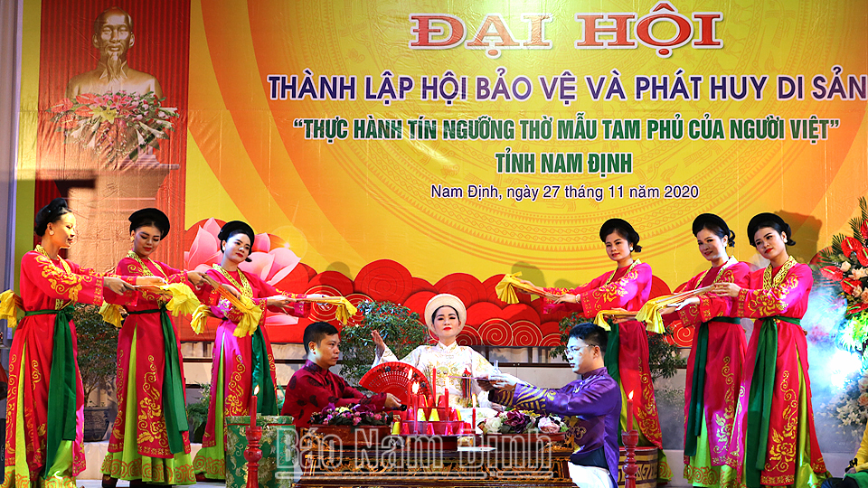 Nam Định: Phát huy giá trị&nbsp;của tín ngưỡng thờ Mẫu Tam phủ trong đời sống đương đại - Ảnh 1.