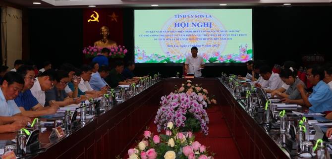 Sơn La: Hội nghị sơ kết 5 năm thực hiện Nghị quyết về phát triển du lịch - Ảnh 1.