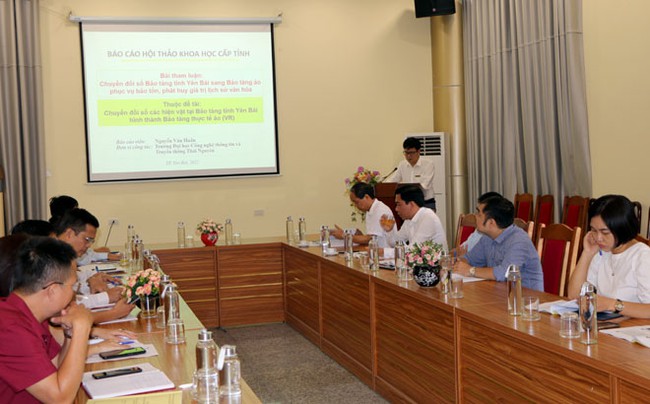Hội thảo báo cáo kết quả triển khai và xin ý kiến tham gia vào Hệ thống phần mềm tham quan ảo tại Bảo tàng tỉnh Yên Bái - Ảnh 1.