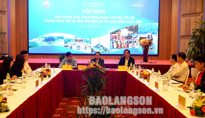 Giới thiệu giải pháp công nghệ chuyển đổi số trong lĩnh vực di sản văn hóa và du lịch tỉnh Lạng Sơn - Ảnh 1.