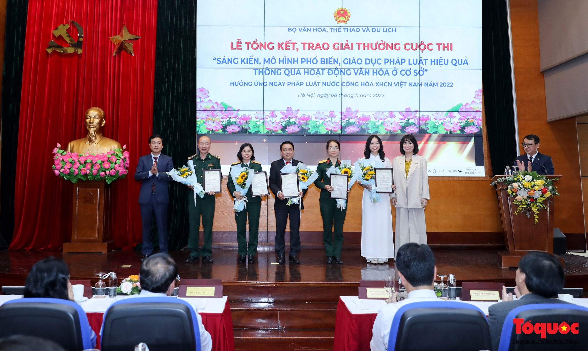 Trao giải cuộc thi “Sáng kiến, mô hình phổ biến, giáo dục pháp luật hiệu quả thông qua hoạt động văn hóa ở cơ sở” - Ảnh 8.