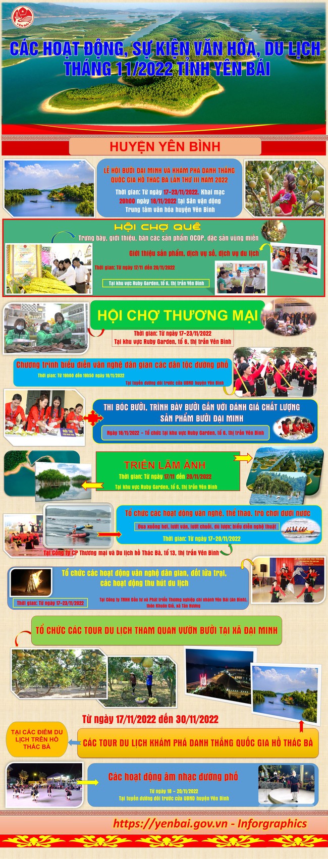 Yên Bái tiếp tục sôi động các hoạt động, sự kiện văn hóa, du lịch trong tháng 11 - Ảnh 1.