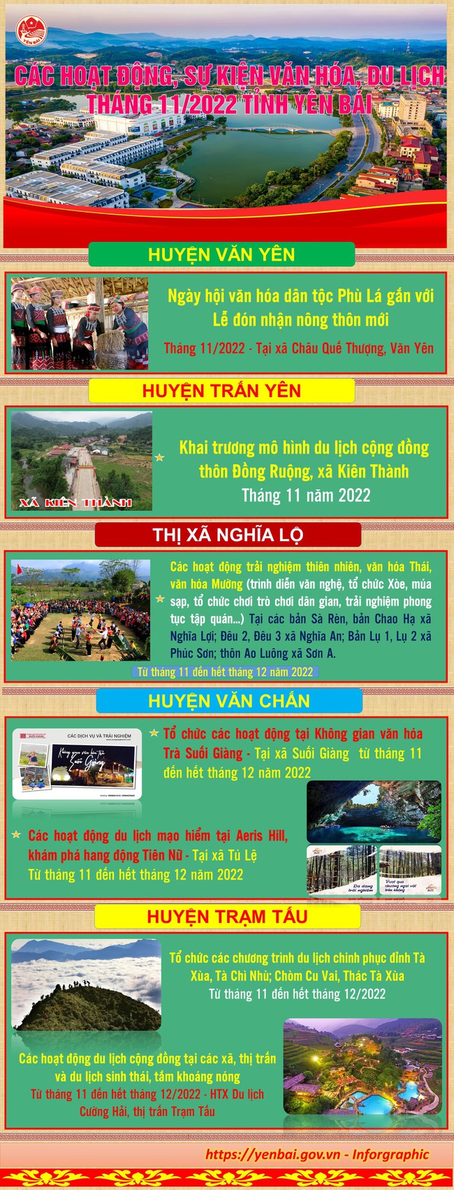 Yên Bái tiếp tục sôi động các hoạt động, sự kiện văn hóa, du lịch trong tháng 11 - Ảnh 2.