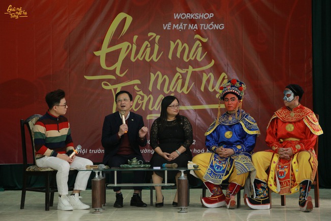 “Giải mã mặt nạ Tuồng”: Đưa nghệ thuật truyền thống đến gần giới trẻ  - Ảnh 1.