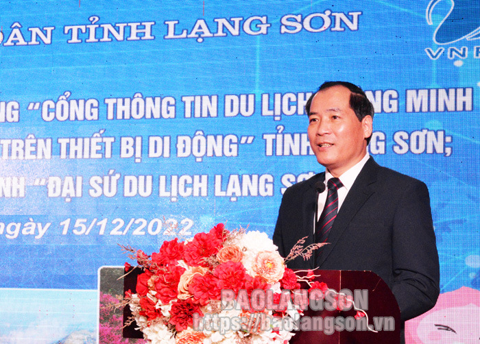 Khai trương “Cổng thông tin du lịch thông minh và ứng dụng du lịch thông minh trên thiết bị di động” tỉnh Lạng Sơn - Ảnh 1.