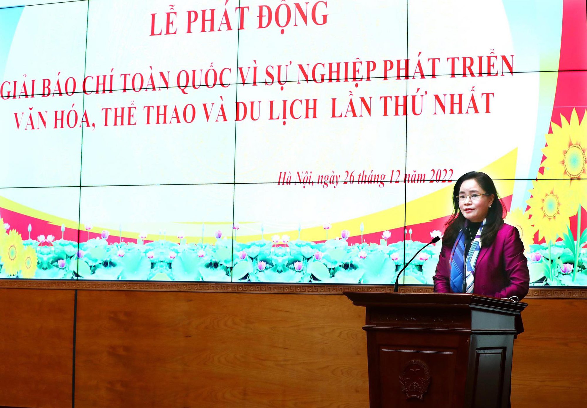 Phát động Giải Báo chí toàn quốc Vì sự nghiệp phát triển văn hóa, thể thao và du lịch lần thứ nhất - Ảnh 2.