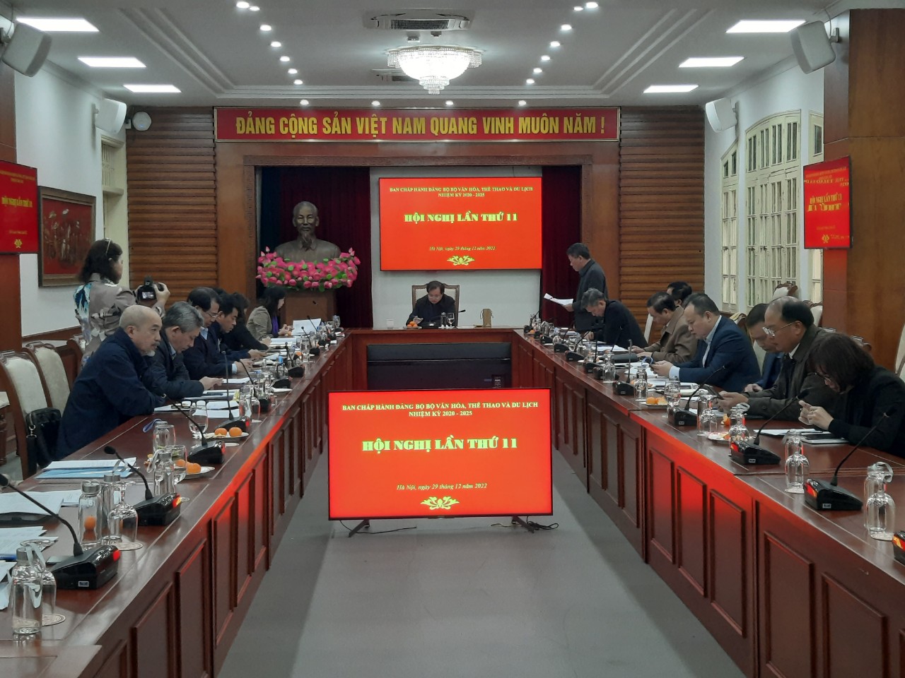 Hội nghị Ban chấp hành Đảng bộ Bộ VHTTDL lần thứ XI - Ảnh 1.
