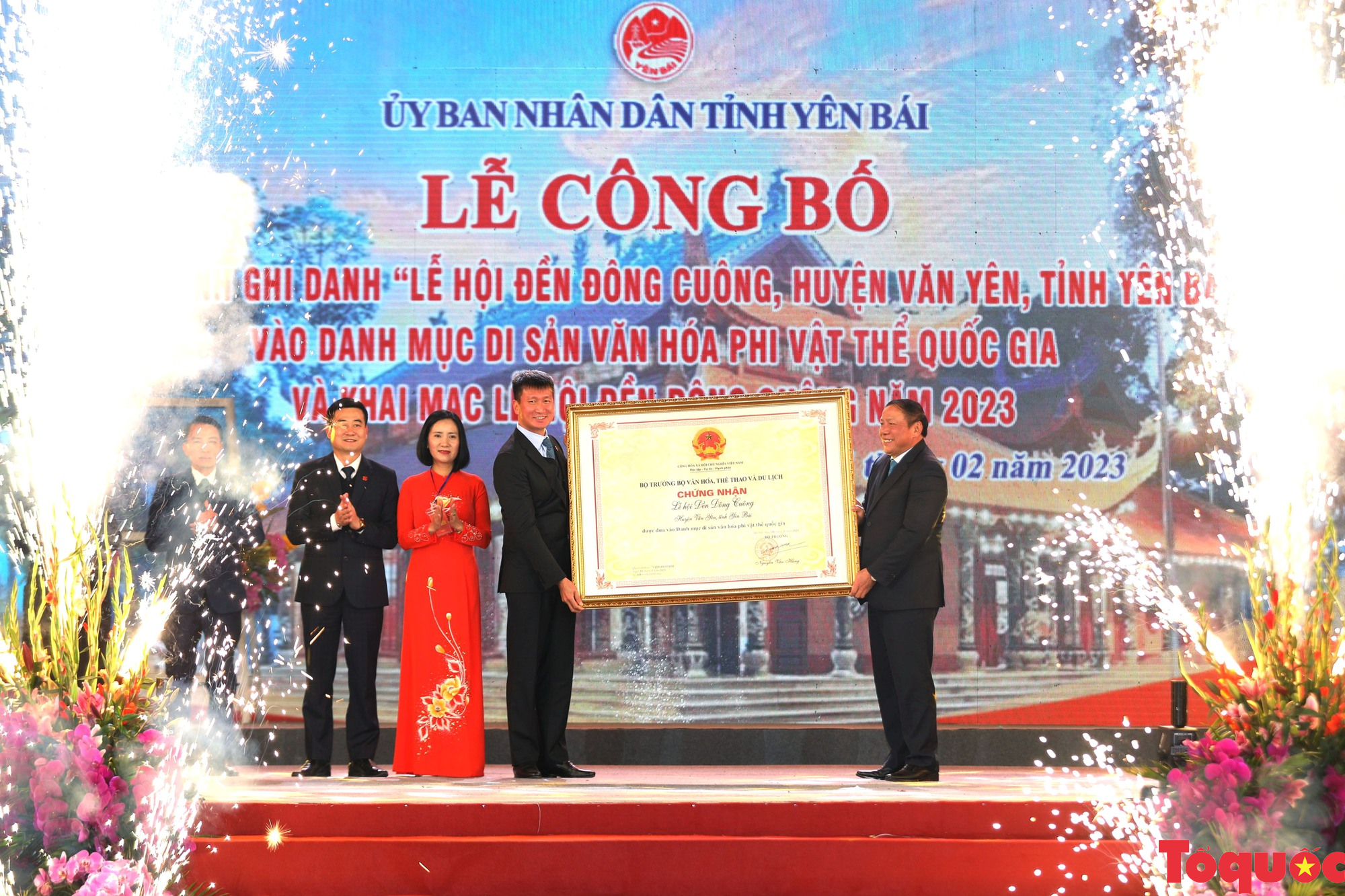 Lễ hội đền Đông Cuông, Yên Bái  là di sản văn hóa phi vật thể cấp Quốc gia - Ảnh 1.