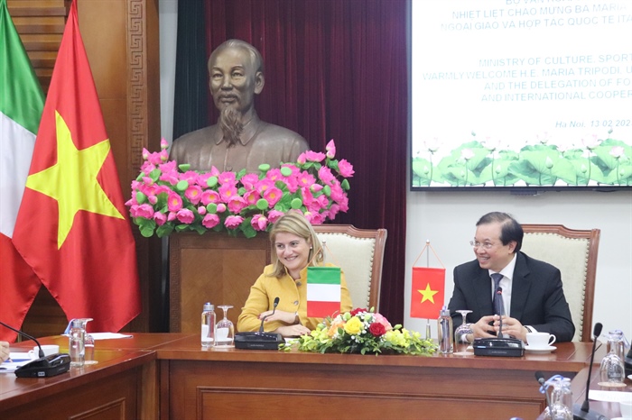 Việt Nam - Italia: Đẩy mạnh hợp tác VHTTDL - Ảnh 1.