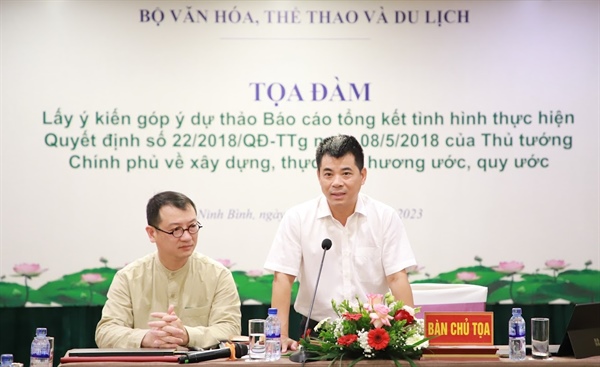 Hương ước, quy ước phải xuất phát từ nhu cầu thực tiễn của cộng đồng - Ảnh 1.