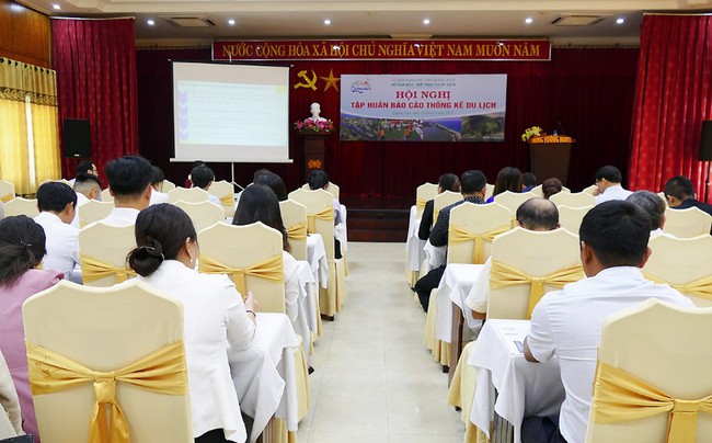 Hội nghị tập huấn báo cáo thống kê du lịch tại Quảng Ngãi - Ảnh 1.
