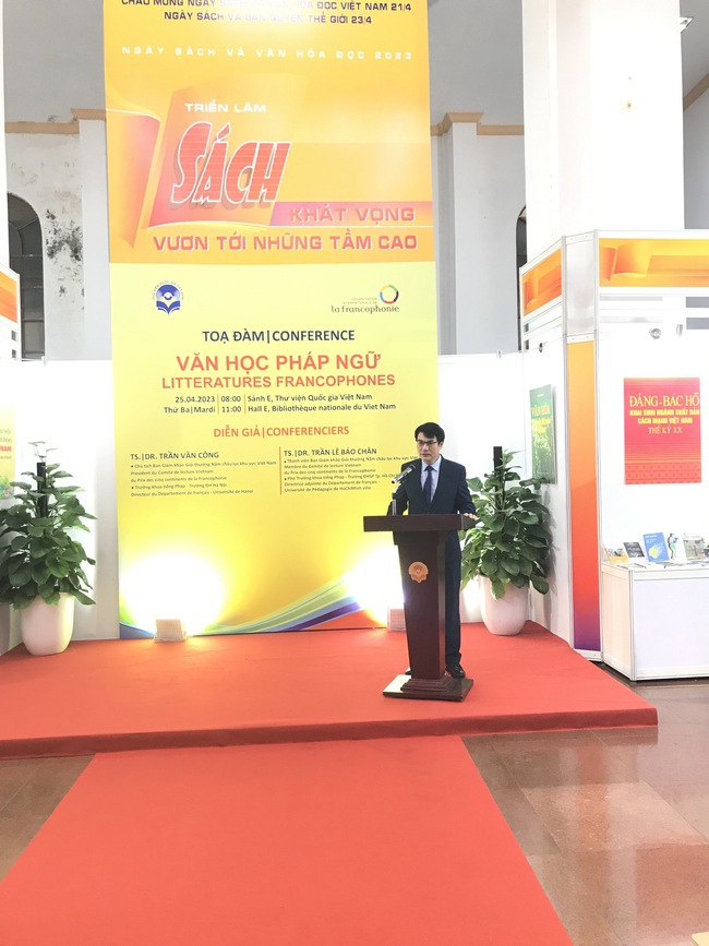Tọa đàm văn học Pháp ngữ tại Thư viện Quốc gia Việt Nam  - Ảnh 2.
