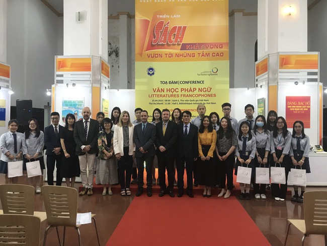Tọa đàm văn học Pháp ngữ tại Thư viện Quốc gia Việt Nam  - Ảnh 6.