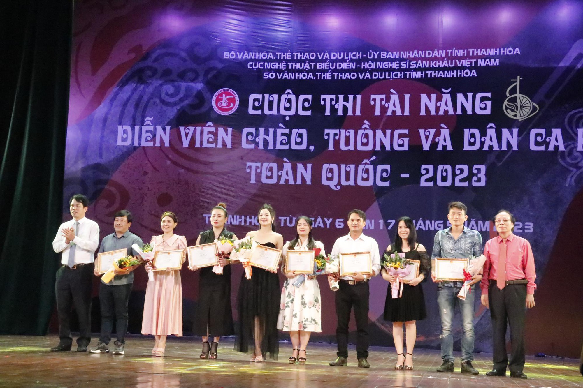 Bế mạc cuộc thi tài năng diễn viên Tuồng và Dân ca kịch toàn quốc - 2023 - Ảnh 2.