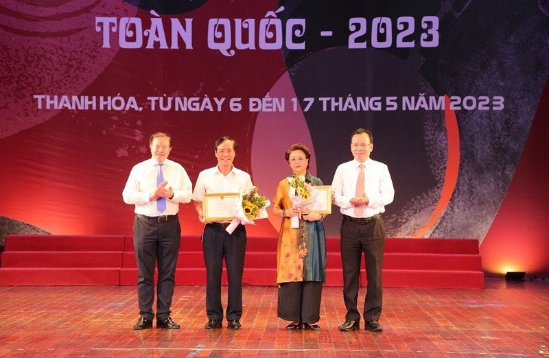 17 Giải Nhất được trao tại Cuộc thi Tài năng diễn viên Chèo, Tuồng và Dân ca kịch toàn quốc - 2023 - Ảnh 2.