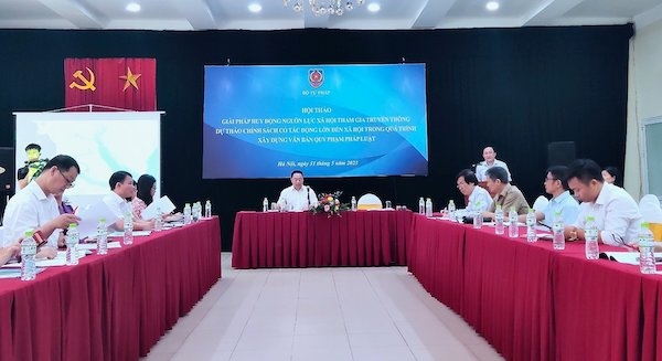 Tăng cường huy động nguồn lực xã hội tham gia truyền thông dự thảo chính sách - Ảnh 1.