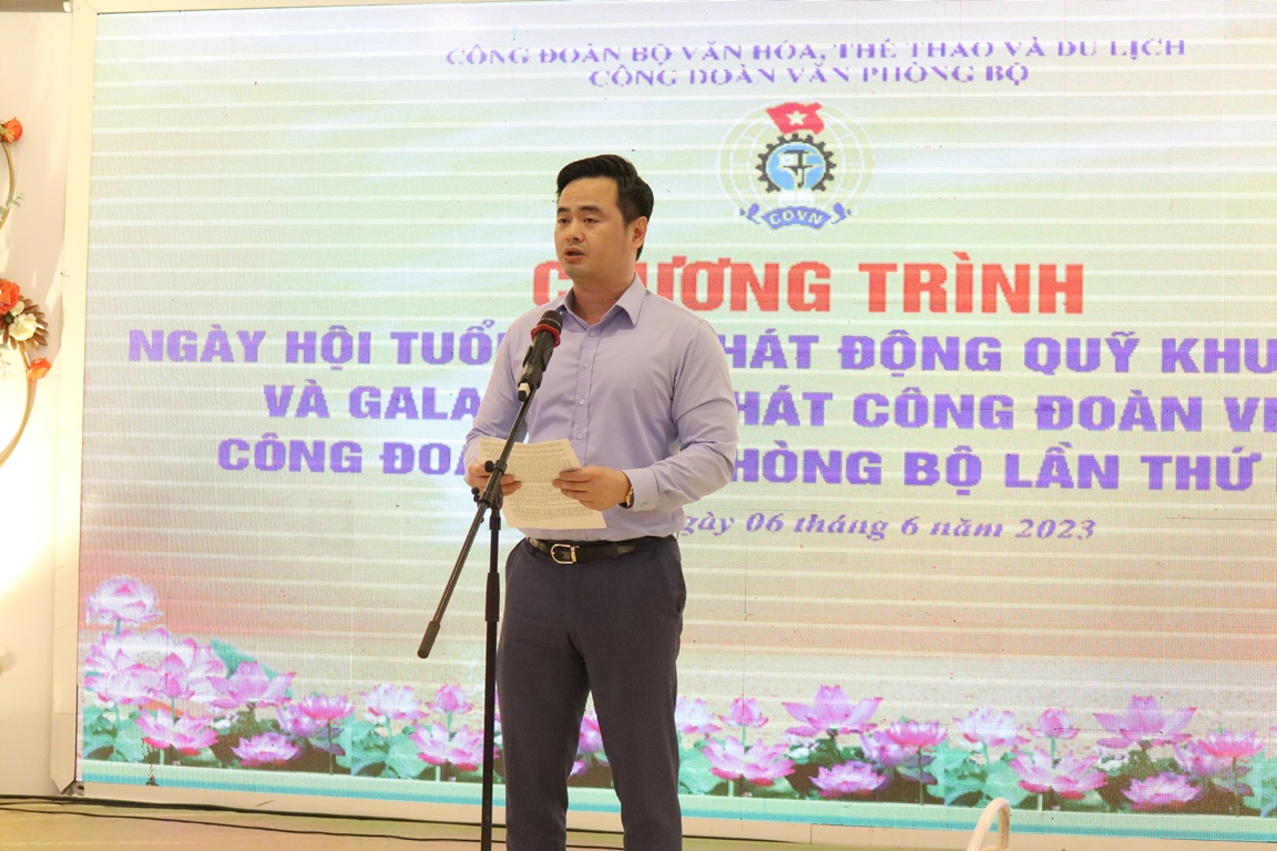 Phát động Quỹ khuyến học và Gala "Tiếng hát công đoàn viên Công đoàn Văn phòng Bộ" lần thứ Nhất - Ảnh 1.