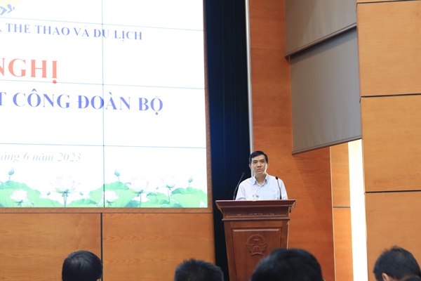 Công đoàn Bộ VHTTDL tổ chức Hội nghị cán bộ chủ chốt - Ảnh 1.