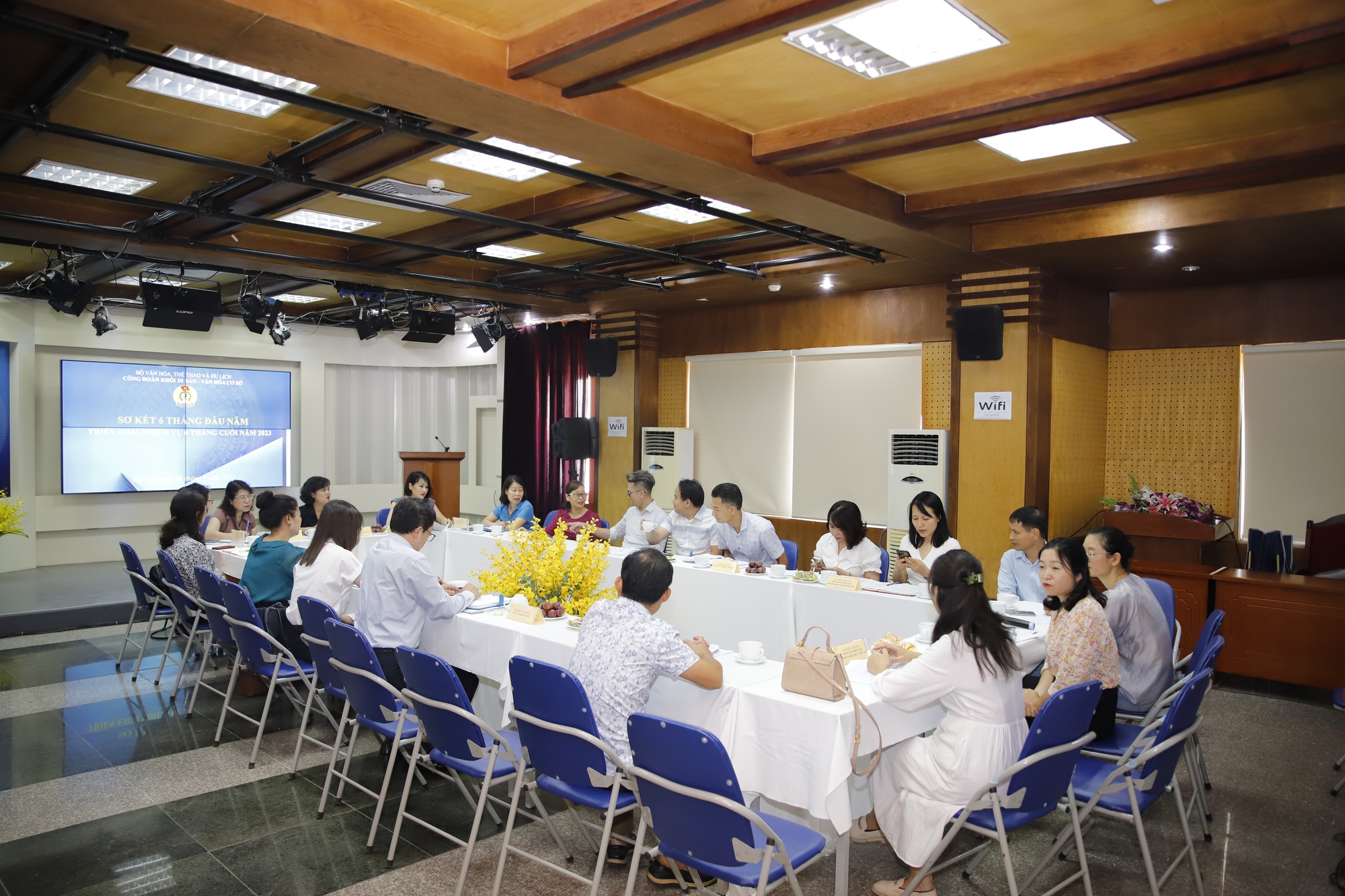 Công đoàn khối di sản – Văn hóa cơ sở tổ chức hội nghị Sơ kết 6 tháng đầu năm và triển khai nhiệm vụ 6 tháng cuối năm 2023 - Ảnh 3.