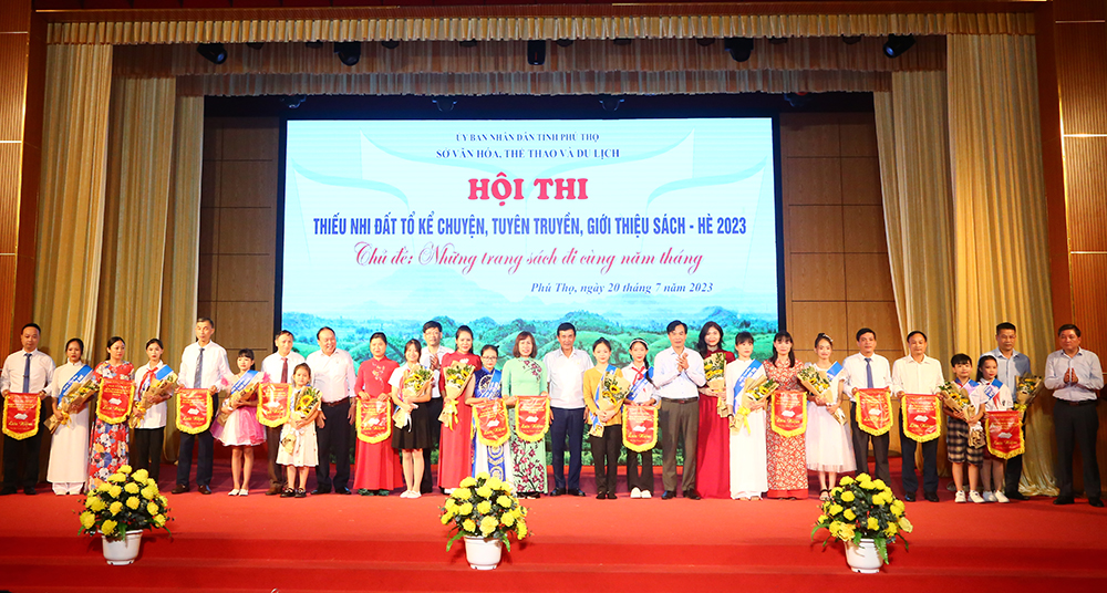 Phú Thọ: Hội thi “Thiếu nhi Đất Tổ kể chuyện, tuyên truyền, giới thiệu sách - Hè 2023” - Ảnh 1.