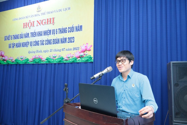 Hội nghị Sơ kết và Tập huấn bồi dưỡng kiến thức, nghiệp vụ của Công đoàn Bộ VHTTDL - Ảnh 2.