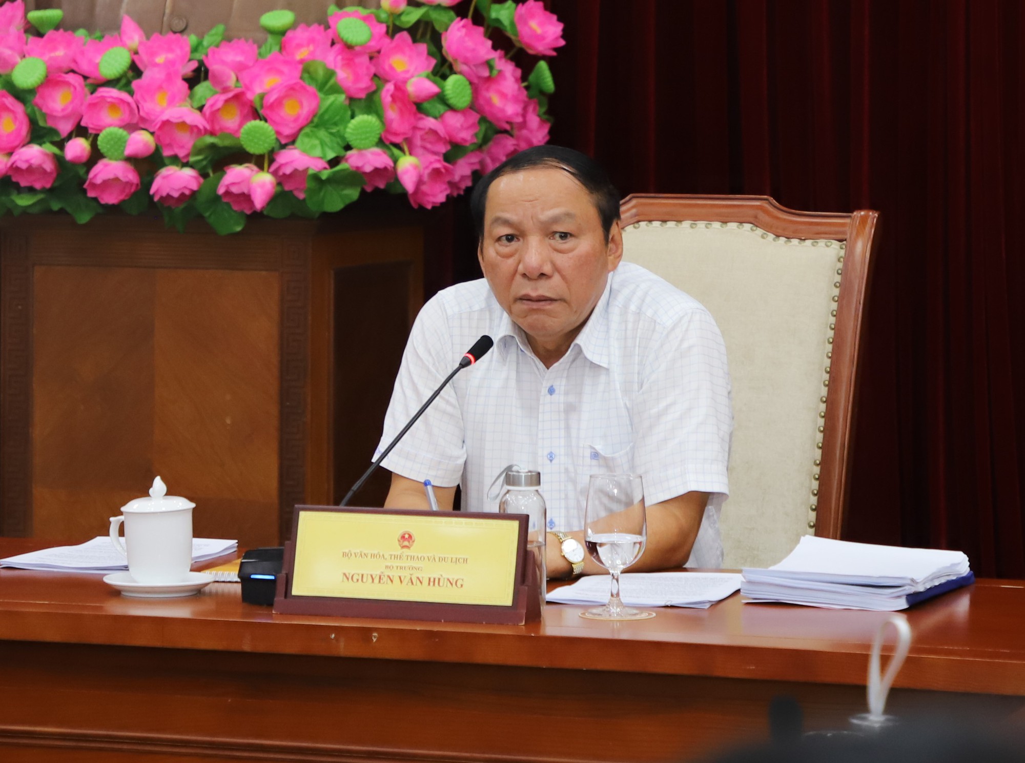 Khẩn trương hoàn thiện mọi công tác chuẩn bị tổ chức các hoạt động kỷ niệm 78 năm Ngày truyền thống Ngành Văn hóa - Ảnh 4.