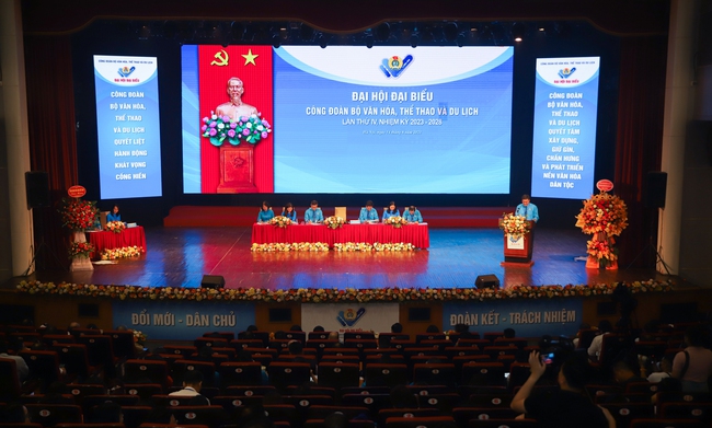 Đại hội Công đoàn Bộ VHTTDL lần thứ IV, nhiệm kỳ 2023 - 2028 - Ảnh 5.