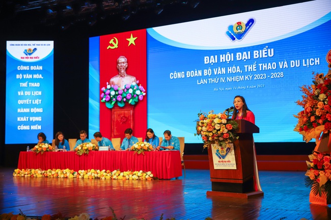 Đại hội Công đoàn Bộ VHTTDL lần thứ IV, nhiệm kỳ 2023 - 2028 - Ảnh 8.