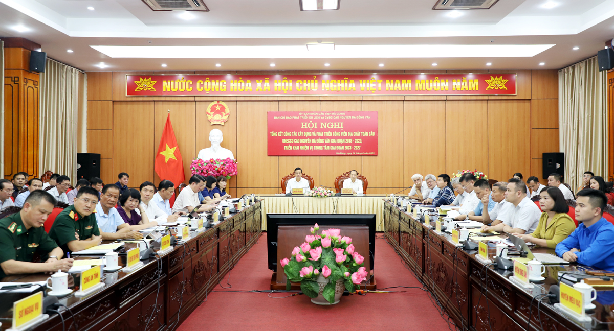 Hà Giang: Tổng kết công tác xây dựng và phát triển Công viên Địa chất toàn cầu Unesco Cao nguyên đá Đồng Văn giai đoạn 2018 – 2022 - Ảnh 1.